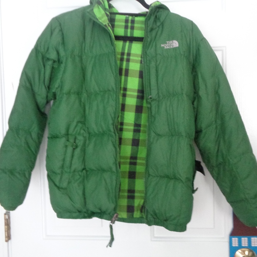 North Face Reversible Hooded Parka 14-16  Large